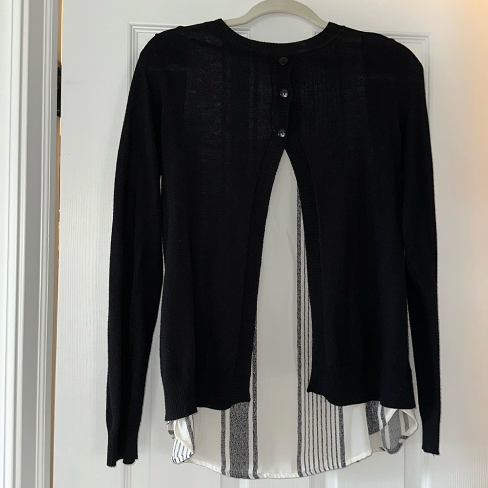 Black light sweater blouse.